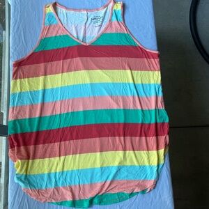 Striped Super Soft Knit Tank